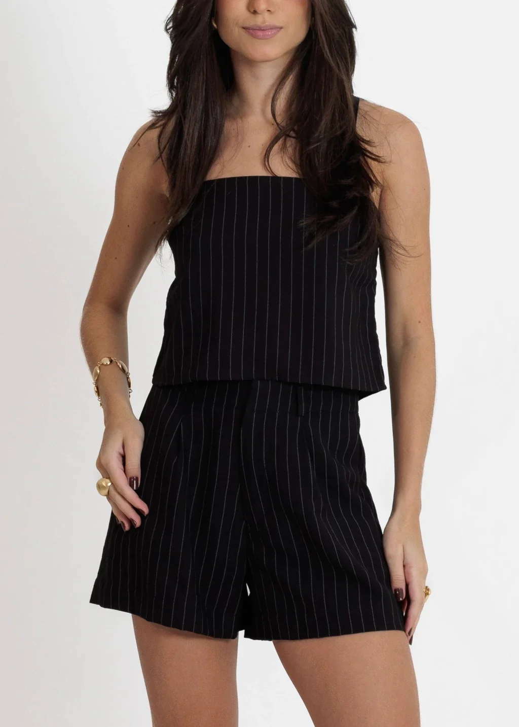 Short Risca de Giz Preto