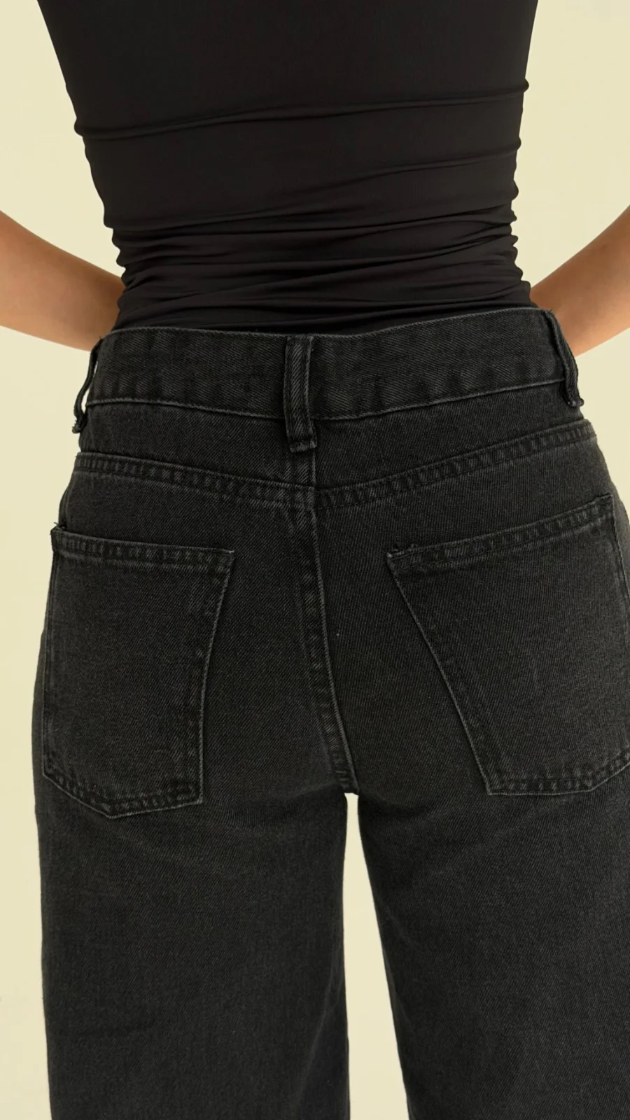 Calça Wide Leg Maria Preta