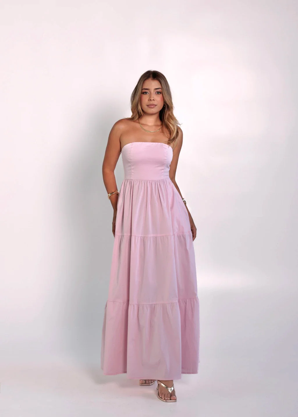 Vestido Tomara que Caia Liz Rosa