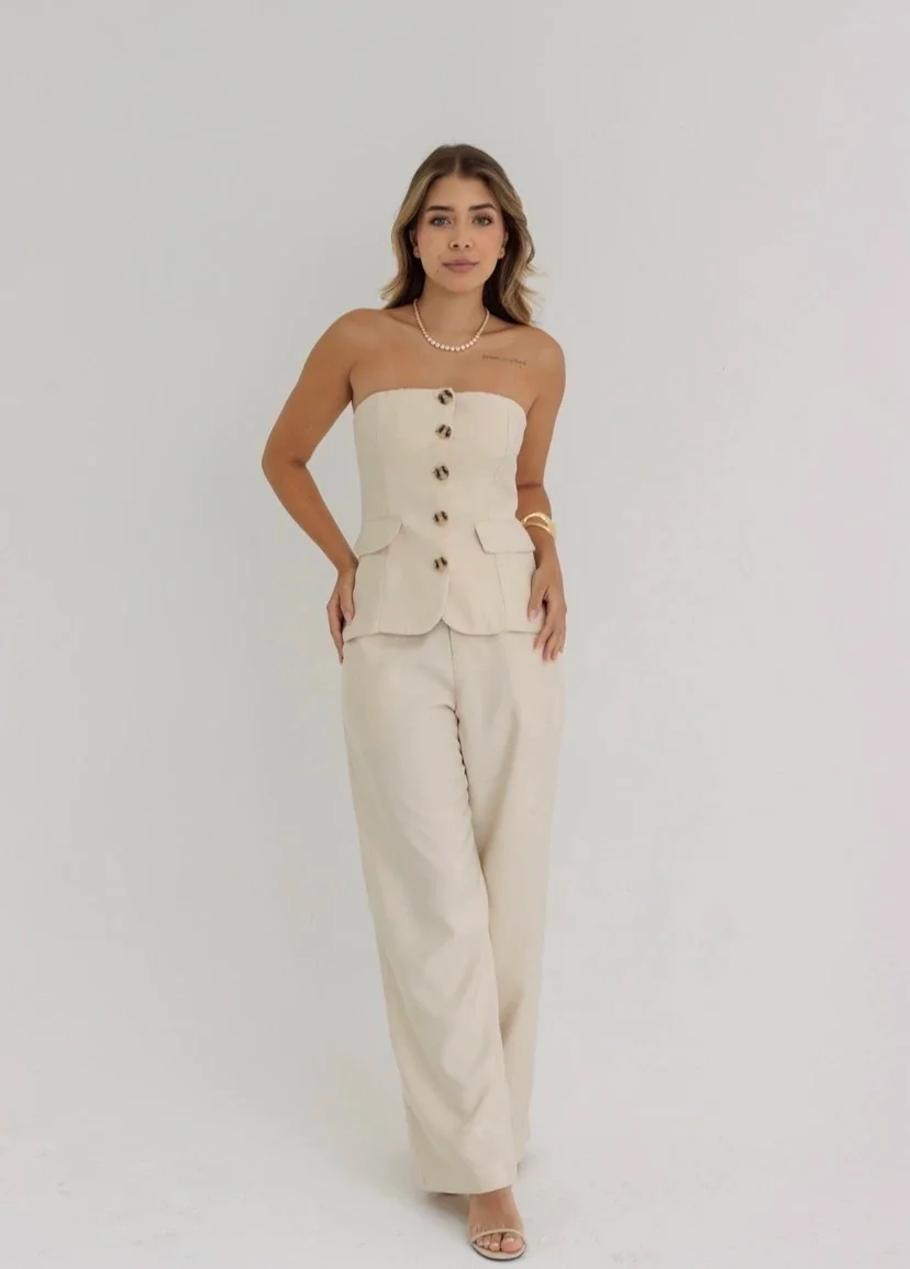Colete Sarah Creme