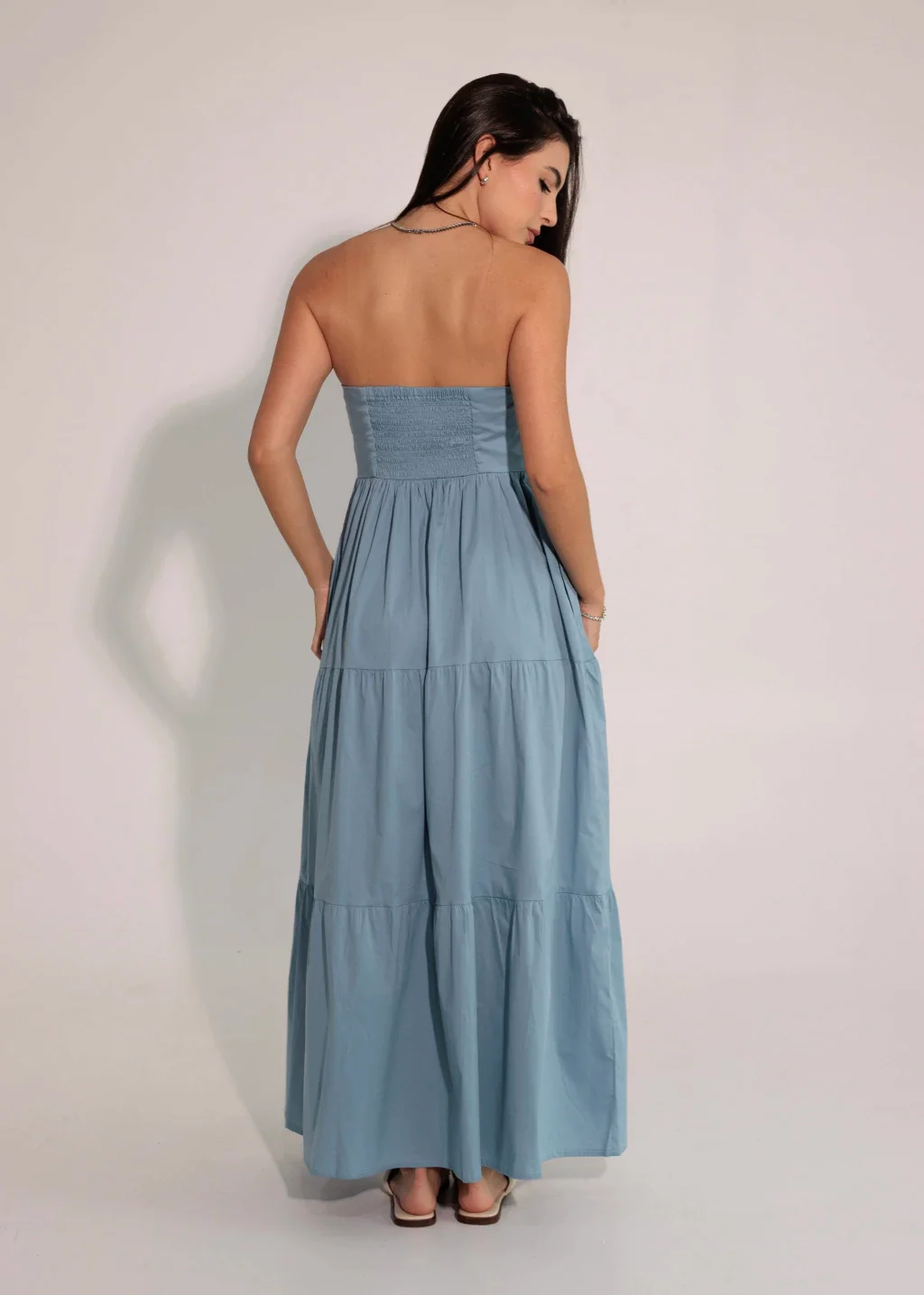 Vestido Tomara que Caia Liz Azul