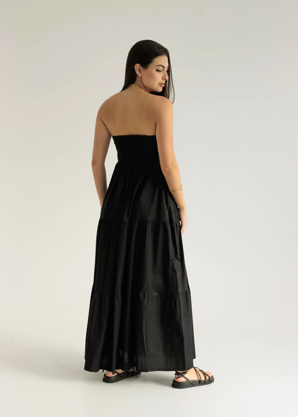 Vestido Tomara que Caia Liz Preto