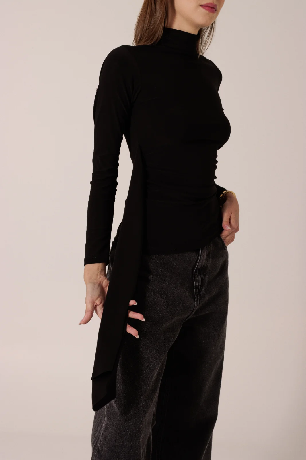 Blusa Manga Longa Celeste